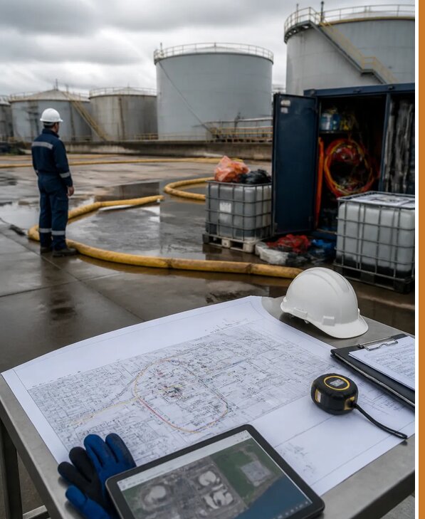 Разработка плана ликвидации разливов нефти в Карабулаке